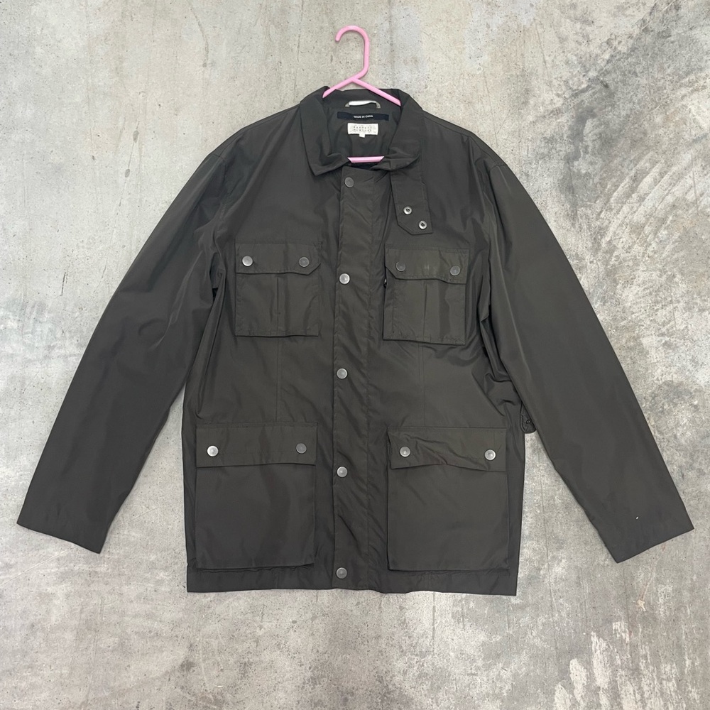 Barneys New York Black Military Field Jacket